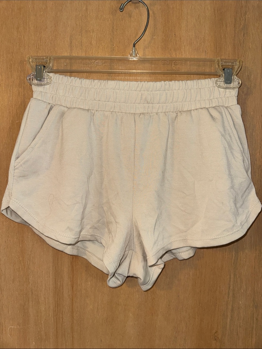 Better Together Soft Modal Blend Elastic Waist Shorts Pockets Small